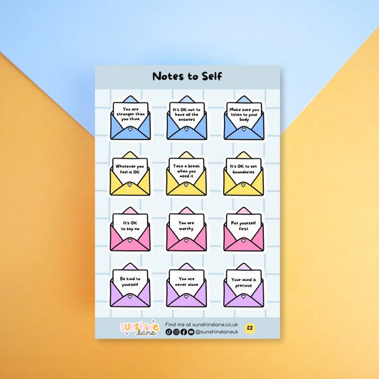 Notes to Self Stickers