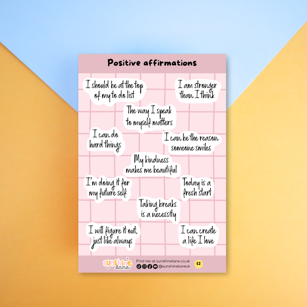 Affirmation Stickers