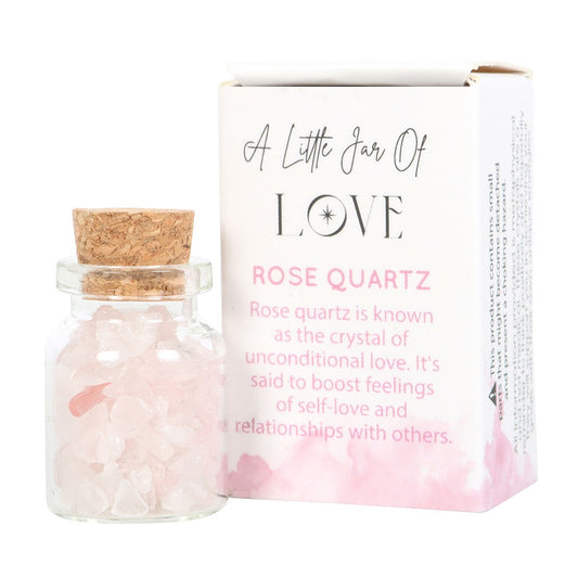 A Little Jar of Love - Rose Quartz